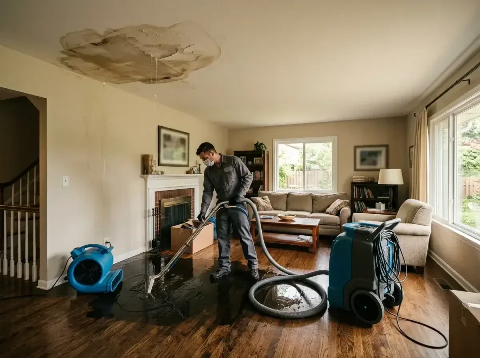 attic-pipe-burst-ceiling-drip-008 — frequently asked questions, Water Damage Restoration & Carpet Care in Angels, CA